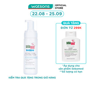 Sữa Rửa Mặt Tạo Bọt Sebamed Kháng Khuẩn Hỗ Trợ Điều Trị Mụn pH5.5 150ml