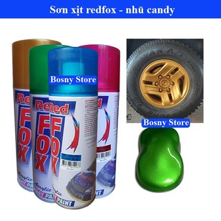 Sơn nhũ, sơn kim tuyến, sơn đỏ candy ,sơn nhũ vàng-Thái Lan, sơn xe máy, sơn xe đạp