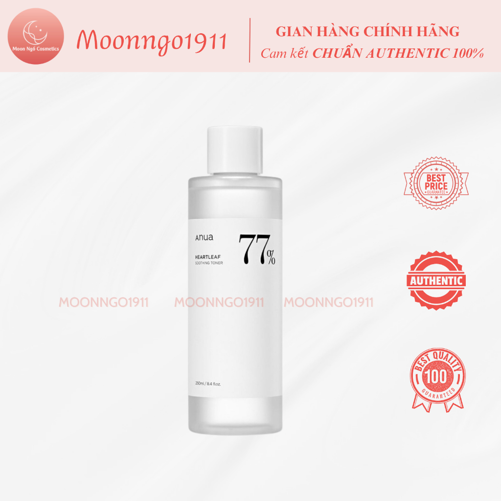 Nước hoa hồng ANUA 77 Heartleaf Soothing toner