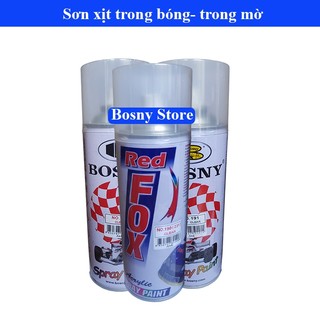 Sơn xịt bóng mờ, bóng trong bosny 191/190