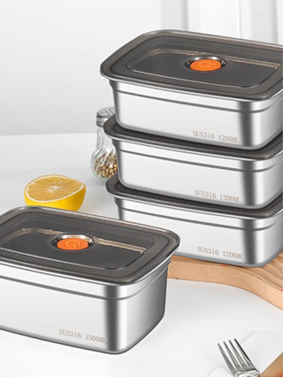Hộp Đựng Thực Phẩm Cao Cấp Hộp Inox 304 Đựng Thức Ăn Có Nắp Đậy Kín Chống Rò Rỉ Đạt Chất Lượng