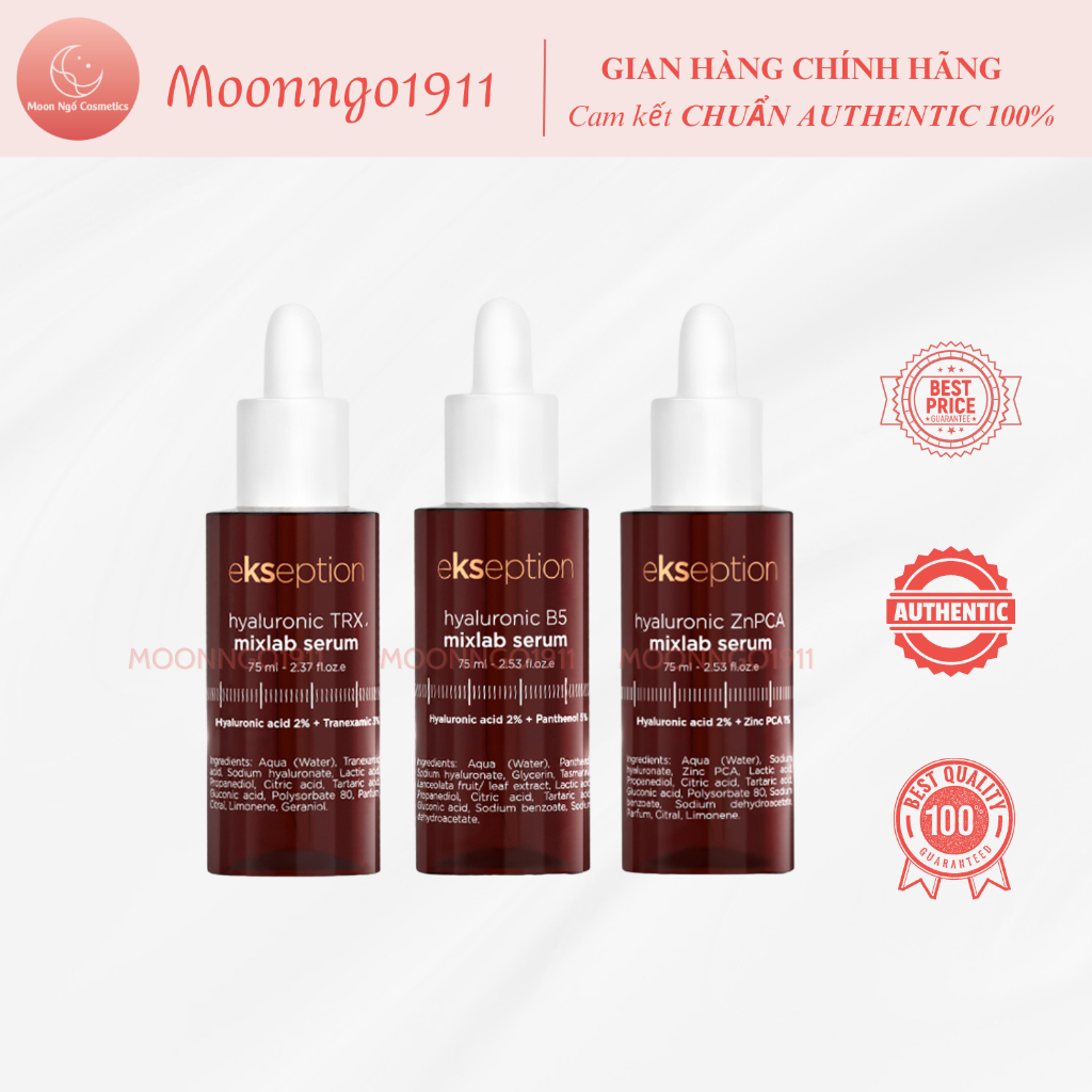 Serum Ekseption serum ZnPCA, Niacin, TRX, Peptides, B5