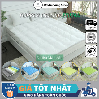 Topper Deluxe EDENA, Tấm Lót Nệm, Tấm Làm Mềm Nệm, Nhiều Màu Sắc - Hàng Chính Hãng