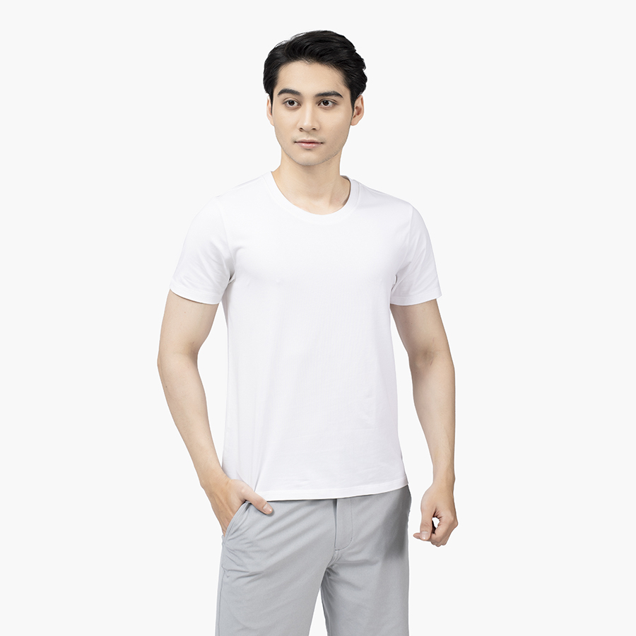 Áo ARISTINO AC21-AC22 áo mặc lót trong, mặc nhà 100% cotton thoáng mát, thấm mồ hôi, dáng Regular Fi