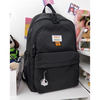Balo Ulzzang Chống Nước, Balo Thời Trang Đi Học Nam Nữ DEMIBAG ĐẦU GẤU