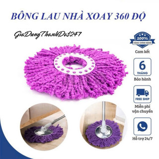 Bông lau nhà thay thế 360 miếng lau nha thay thế chổi xoay 360 độ