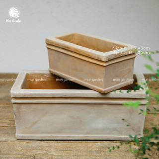Chậu Đất Nung Giả Cổ Chữ Nhật [Hỏa tốc]