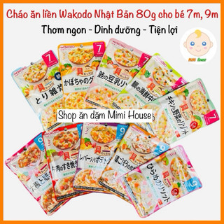 [Date 2025] Cháo mì nui súp ăn liền Wakodo cho bé từ 7 tháng, 9 tháng