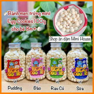 [Date 4-5/2025] Bánh men mini Egg Cookies - hàng Việt Nam cho bé 8m+