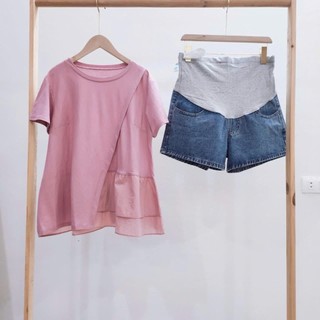 Áo Bầu , Áo Big Size Đũi pha coton vạt chéo Ly Thiết Kế Cao Cấp ( Kèm Ảnh Thật )