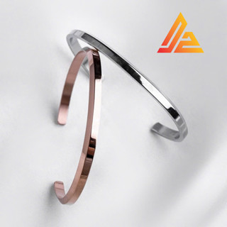 [Có thể khắc 2 mặt] Vòng Tay Cuff v1 khắc tên theo yêu cầu cặp đôi unisex Titanium [Bảo hành 5 năm]