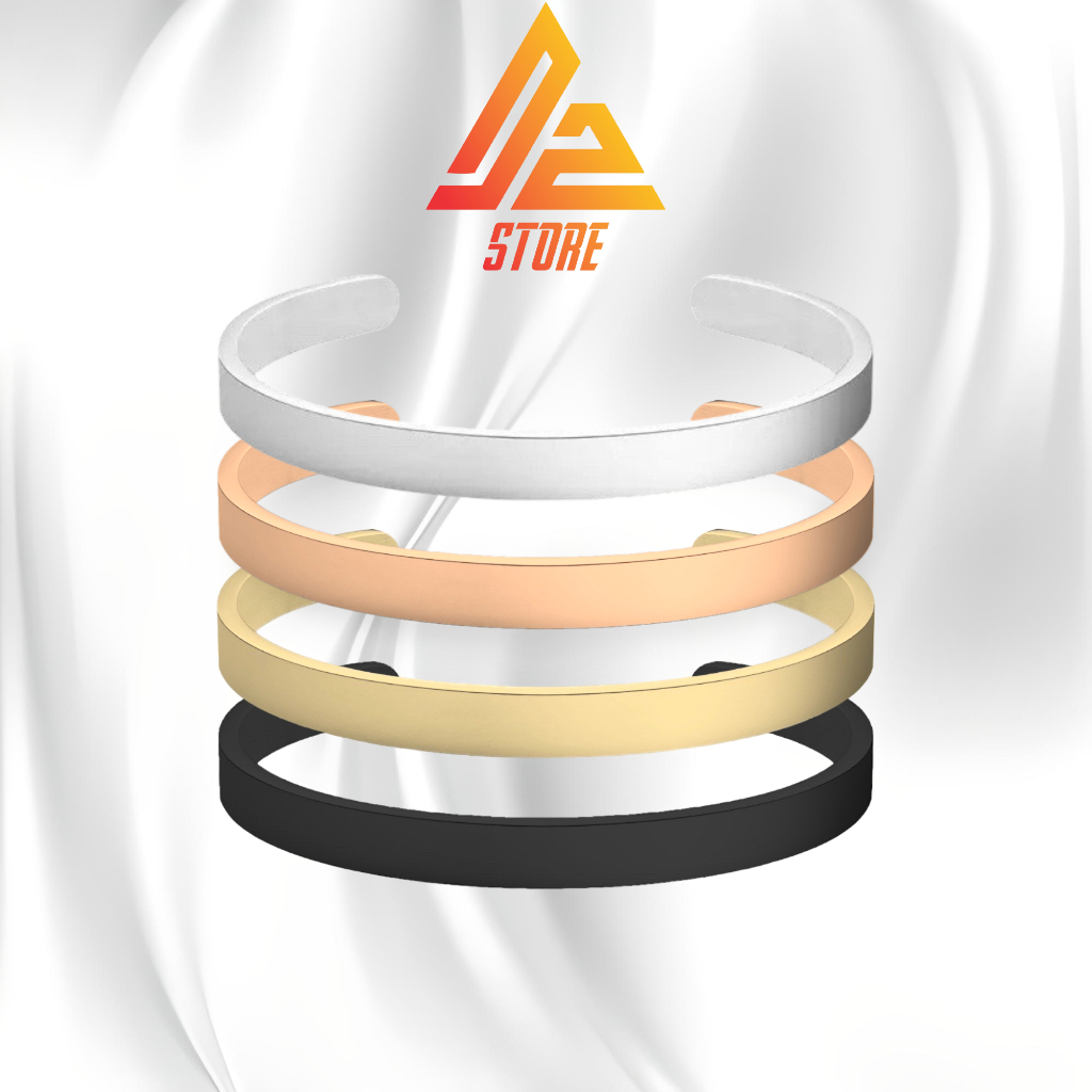 [Có thể khắc 2 mặt] Vòng DZ Immorta khắc tên theo yêu cầu cặp đôi unisex Titanium [Bảo hành 5 năm]