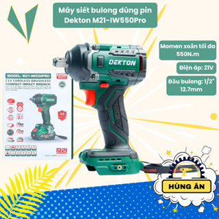 Máy siết bulong Dekton 550N.m - IW550Pro/Lực siết 550N.m/Bảo hành chính hãng 6 tháng