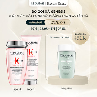  Bộ gội xả ngừa tóc gãy rụng Kérastase Genesis (Bain Hydra-Fortifiant 250ml + Fondant Renforcat)