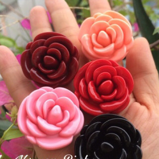 Hũ đựng son handmade hoa hồng