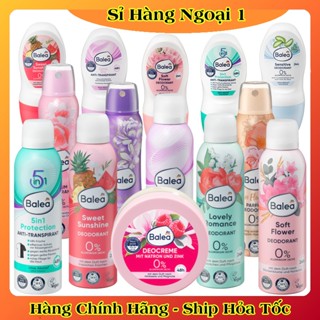 [CÓ CHE TÊN] Kem khử mùi hôi nách, xịt khử ngăn mồ hôi, lăn khử mùi Balea của Đức - Date mới Đủ Bill