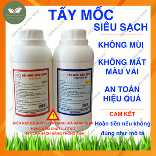 Tẩy mốc quần áo MÀU, Áo Trắng ( KHÔNG MÙI HÔI )
