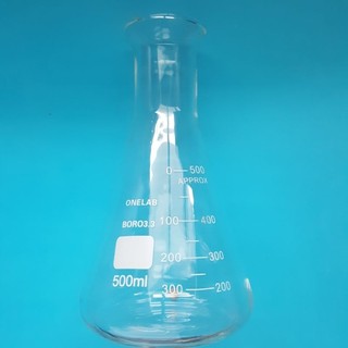 (Bomex) Bình tam giác thủy tinh chịu nhiệt 50ml đến 1000ml thí nghiệm