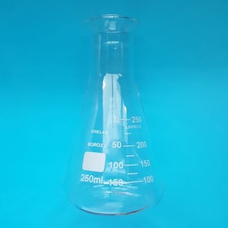(Bomex) Bình tam giác thủy tinh chịu nhiệt 50ml đến 1000ml thí nghiệm