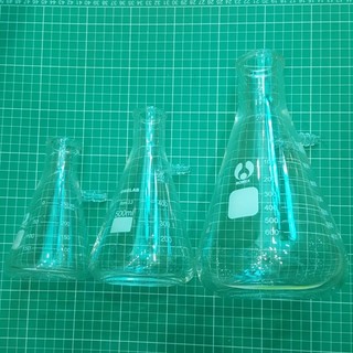 Bình tam giác 250ml 500ml 1000ml có nhánh có vòi hút chân không