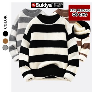 Áo Len Nam Nữ Cổ Cao SUKIYA Chất Sợi Len Lông Thỏ mềm mại kiểu dáng Hàn Quốc AL85