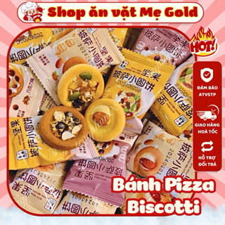 Bánh pizza hạt mix mứt dẻo, bánh quy tròn mix hạt dinh dưỡng Sam Yu