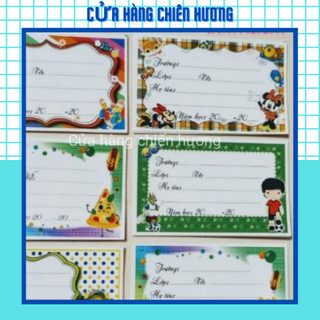 Set 800 chiếc nhãn vở