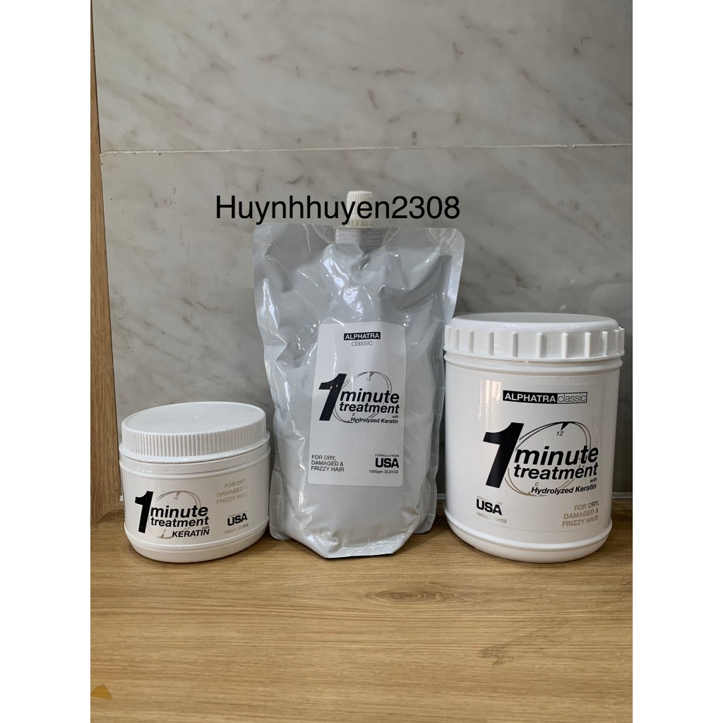 [Hàng CTY 3 Loại_500/1000/1500ml] HẤP DẦU Ủ PHỤC HỒI TÓC 1 PHÚT.