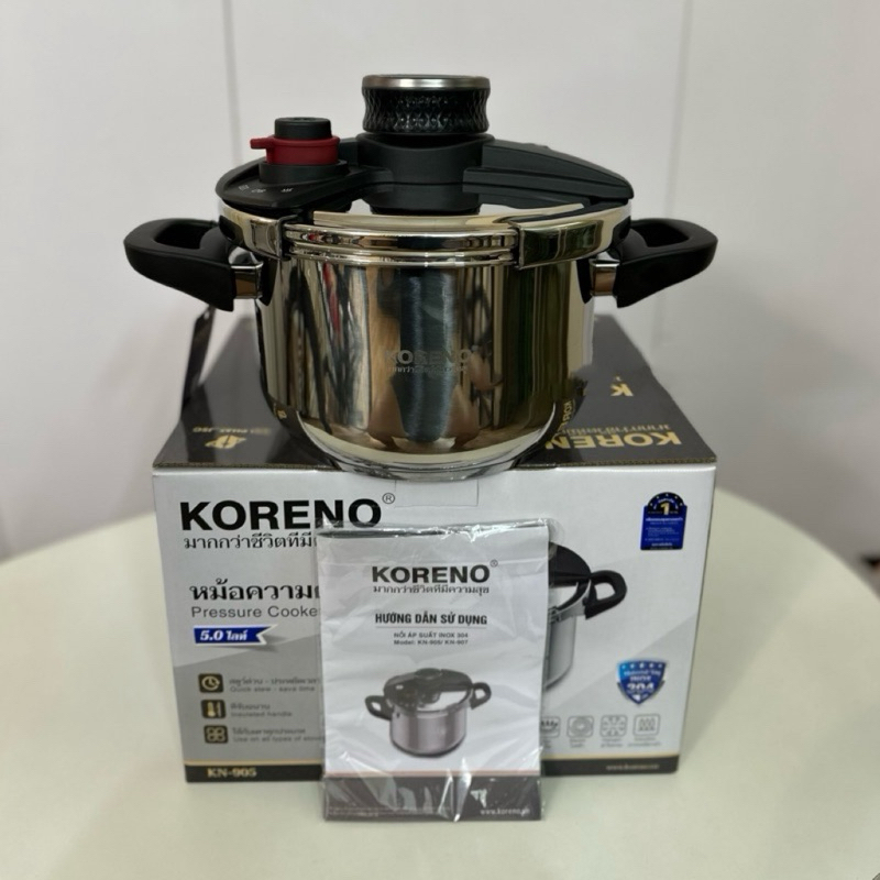 Nồi áp suất bếp từ Inox 304 Koreno dung tích 5-7 lít chuẩn Thái Lan, bảo hành 5 năm