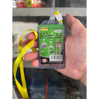Bộ dây kèm Mặt thẻ dọc, thẻ ngang nhựa cứng đẹp màu ngẫu nhiên