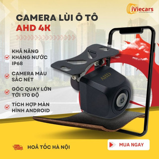 Camera lùi AHD 4K độ phân giải Full HD 4K tích hợp màn hình android, kết nối dễ dàng tiện lợi