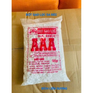    Gói 500gr  Bột gạo lọc AAA dùng làm nhiều loại bánh 