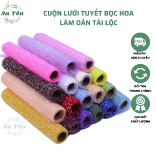 Cuộn lưới tuyết bọc hoa, làm oản tài lộc (1m)