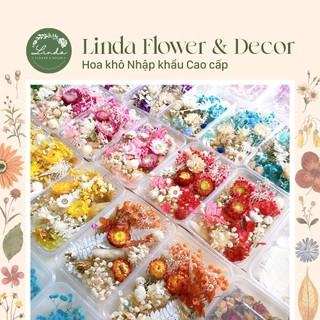 ❤️FREESHIP❤️(Sỉ từ 20 hộp)🍀Hộp Hoa Khô 10 Loại Hỗn Hợp - Nguyên Liệu Làm Nến Thơm, Handmade