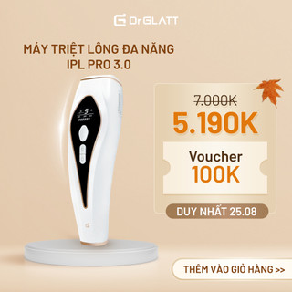 Máy Triệt Lông Vĩnh Viễn Băng Lạnh Đa Năng Trẻ Hoá Da DR GLATT IPL Pro 3.0