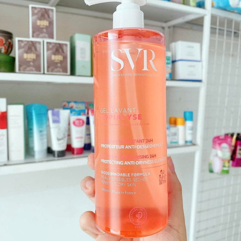 Sữa Rửa Mặt SVR Hồng Cho Da Khô Pháp 400ML - SRM
