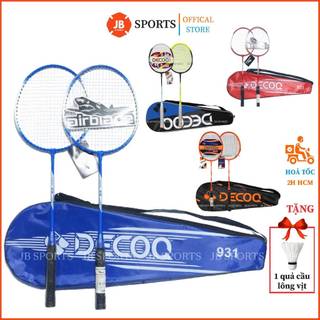 Bộ Vợt Cầu Lông Chính Hãng (2 Vợt) DECOO DK326, Cặp Vợt Cầu Lông Tốt Nhẹ Dây Căng Trợ Lực