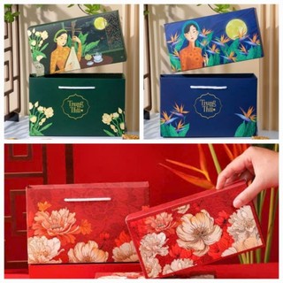 Bộ túi hộp 2 bánh trung thu cao cấp 125-250g