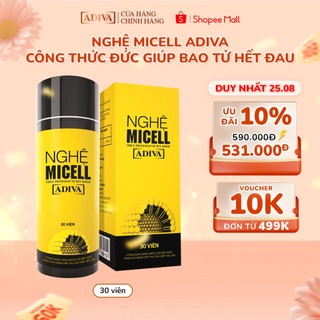 Nghệ Micell ADIVA 30 Viên- Hỗ Trợ Các Vấn Đề Về Đau Bao Tử, Dạ Dày