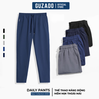 Quần Nam GUZADO chất liệu gió, dáng suông thể thao, vận động thoải mái GDC01