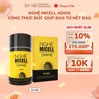 Nghệ Micell ADIVA 14 Viên- Hỗ Trợ Các Vấn Đề Về Đau Bao Tử, Dạ Dày