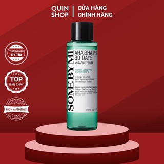 Nước Hoa Hồng Giảm Dầu, Mụn Ẩn Some By Mi AHA BHA PHA 30 Days Miracle Toner