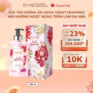 Sữa Tắm Dưỡng Ẩm Hương Nước Hoa ADIVA Sweet Memories 400ml