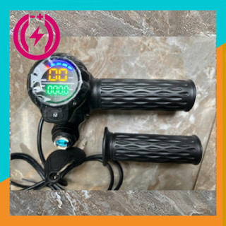  Tay ga xe đạp điện hiển thị tôc độ báo pin số km - dùng thay thế cho xe Theli Lihaze Burke...hàng chính hãng 