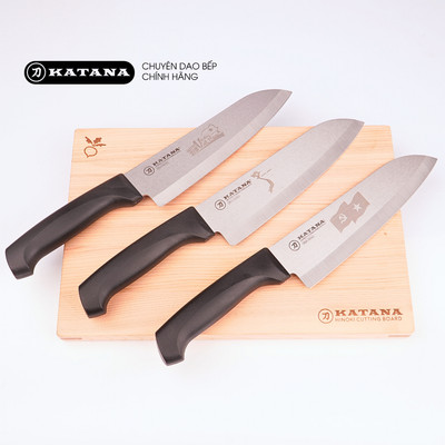 Dao thái đa năng KATANA Basic Dragon - Phiên bản kỷ niệm Quốc Khánh - KATA302 (180mm)