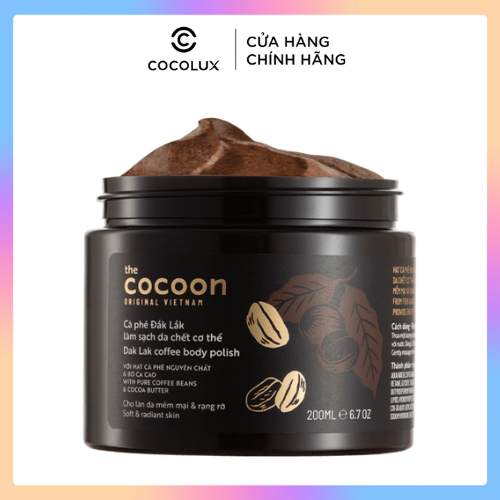 Tẩy Da Chết Cà Phê Đắk Lắk Cocoon 200ml (Mẫu mới)