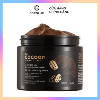 Tẩy Da Chết Cà Phê Đắk Lắk Cocoon 200ml (Mẫu mới)