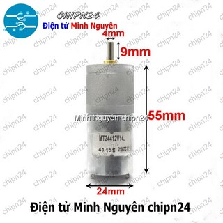 [1 CÁI] (F97.T) Động cơ giảm tốc GA25 370 12V 1360rpm (1360 vòng/phút v/ph)