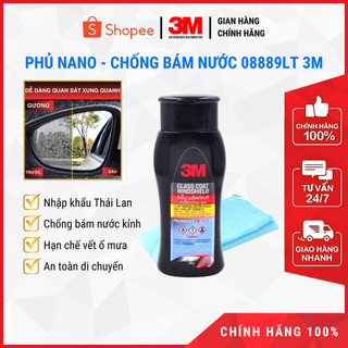 Dung dịch chống bám nước trên kính xe ô tô 3M Glass Coat Windshield 08889LT 200ml