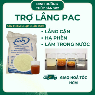 Hóa chất xử lý nước hồ bơi - PAC trợ lắng Hoá chất bể bơi - PAC 31% Trắng chất trợ lắng xử lý nước